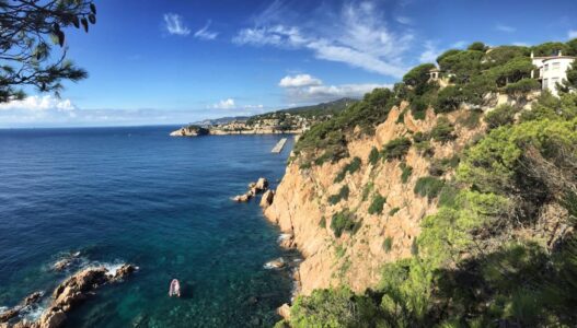 Just before the bay of Sant Feliu de Guíxols