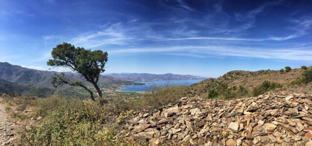 La salita dietro El Port de la Selva è faticosa, ma viene ripagata da una vista straordinaria.